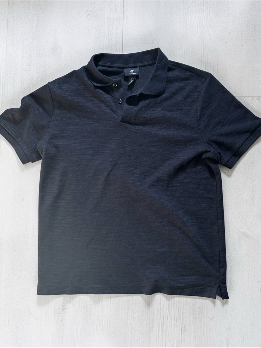 H&M Men's Black Polo Shirt